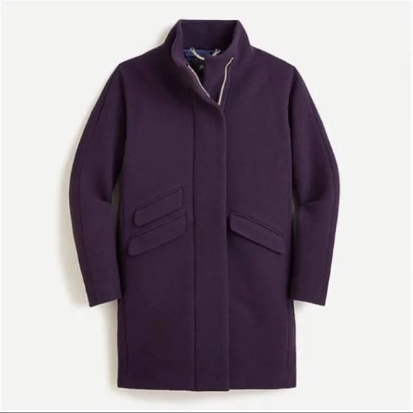J. Crew Jackets & Blazers - NWT J.Crew New Cocoon Coat in Italian stadium-cloth. Best Seller! $375